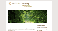 Desktop Screenshot of findyourwaycounseling.com